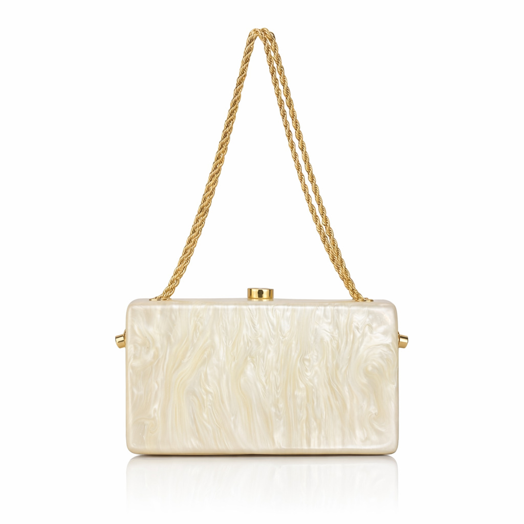 Fashionable Summer Beach Acrylic Crossbody Bag For Women photo 2