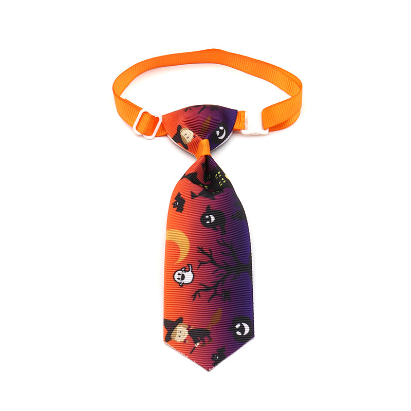 Pet Halloween Bow Tie And Necktie photo 6