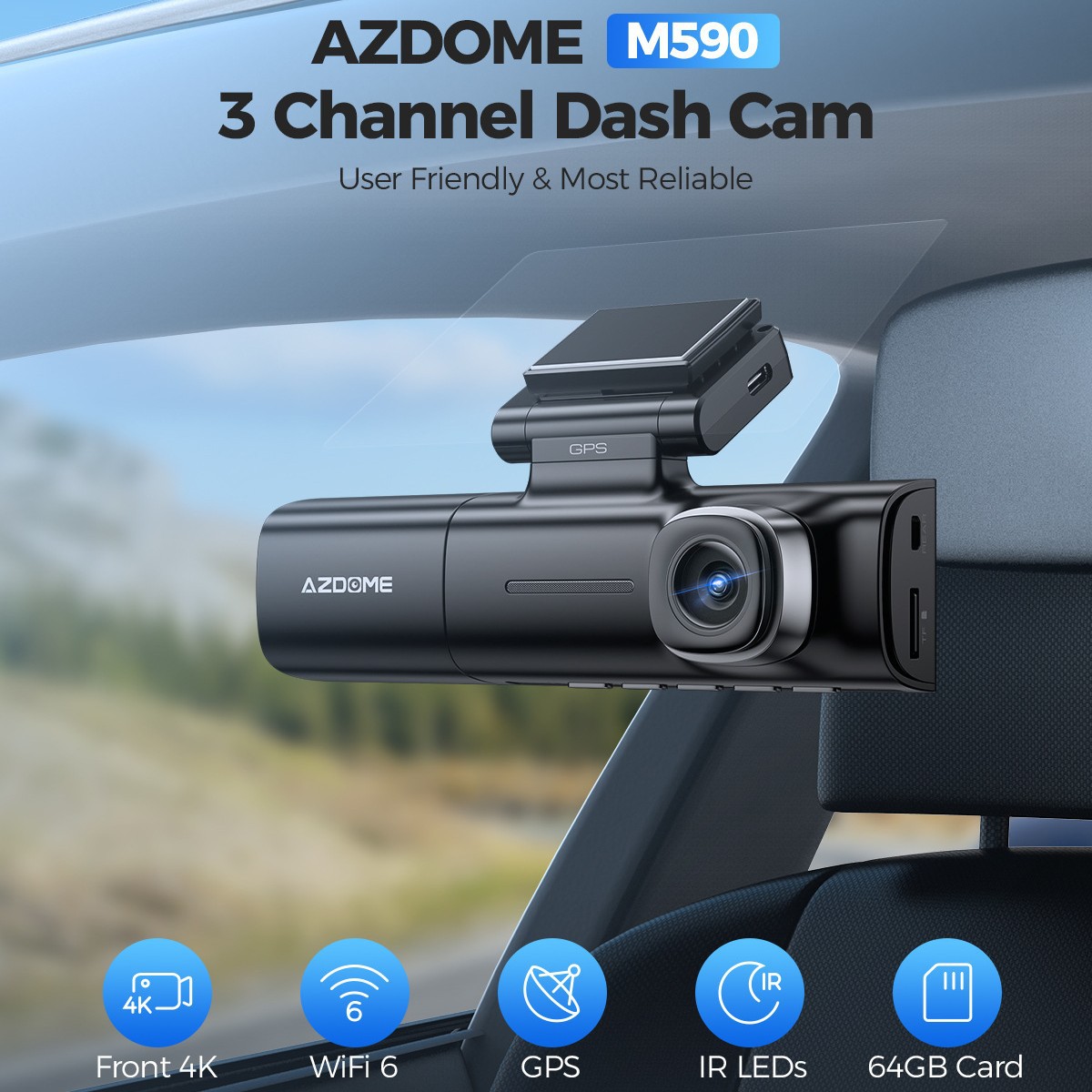 Three-channel HD Driving Trajectory Voice Control photo 1
