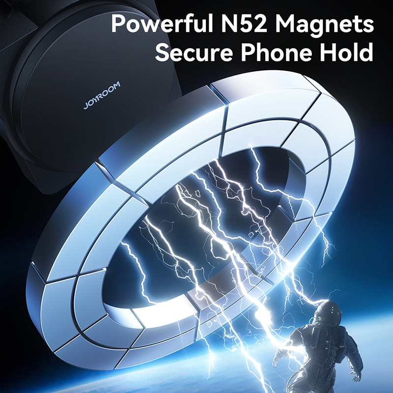 Magnetic Wireless Charging Car Phone Holder photo 2