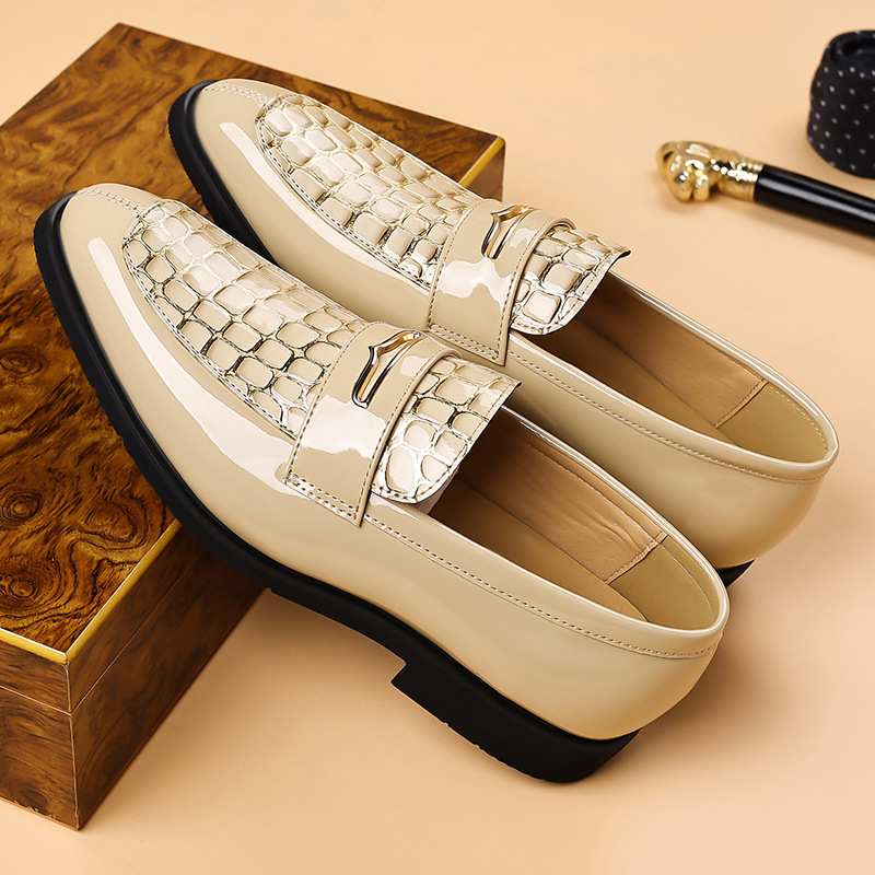 Men's Round-toe Black Casual Dress Shoes photo 4