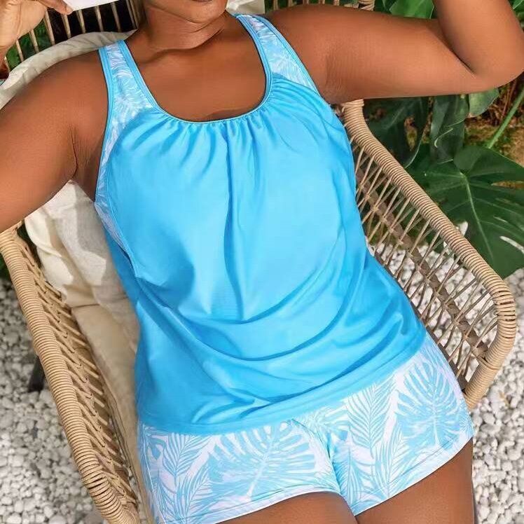 Conservative Plus-size Womens Two-piece Swimsuit photo 8