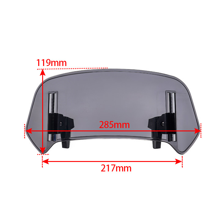 Modified Raised Windshield Adjustable Windscreen photo 4