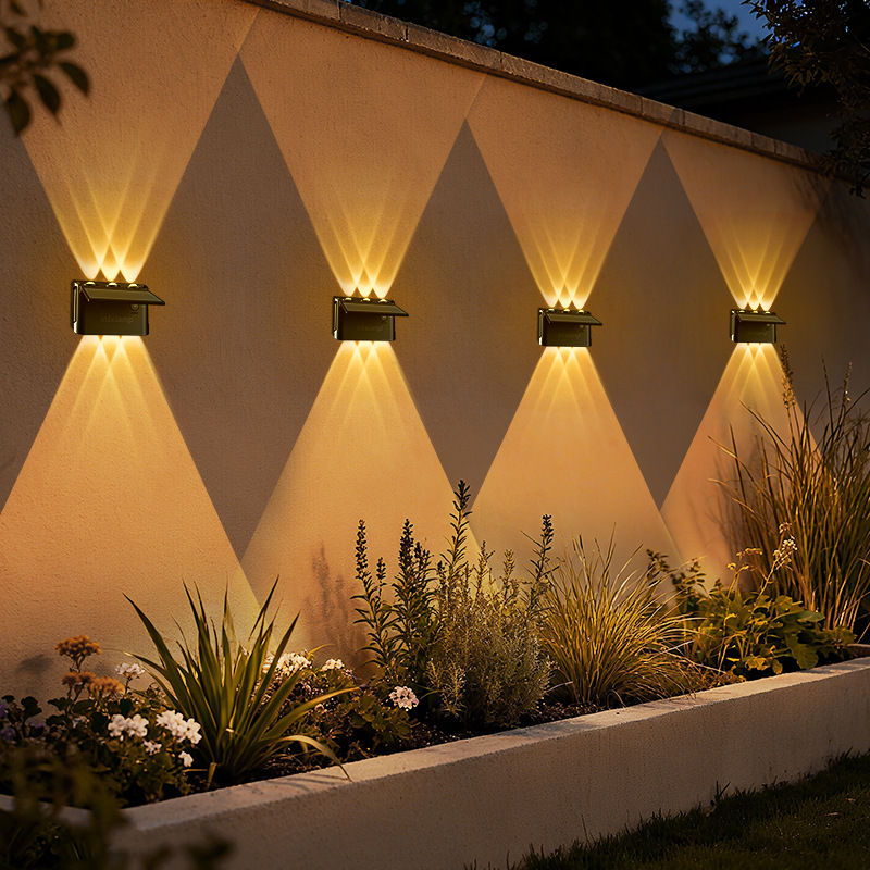 Outdoor Courtyard Solar Wall Washer Light photo 3