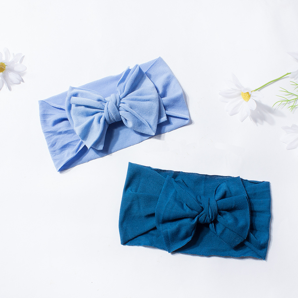Infant And Toddler Supplies Baby Bowknot Brimless Headscarf photo 2