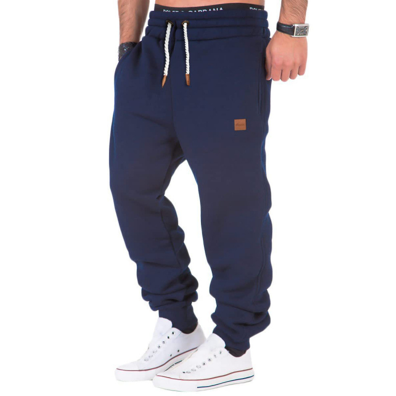 Mens AutumnWinter Patchwork Training Sweatpants photo 6
