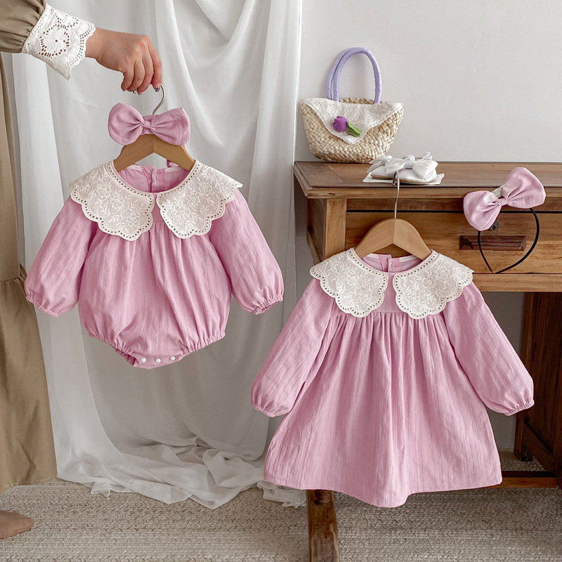 Girls' Long-sleeved Dress Without Hood photo 1