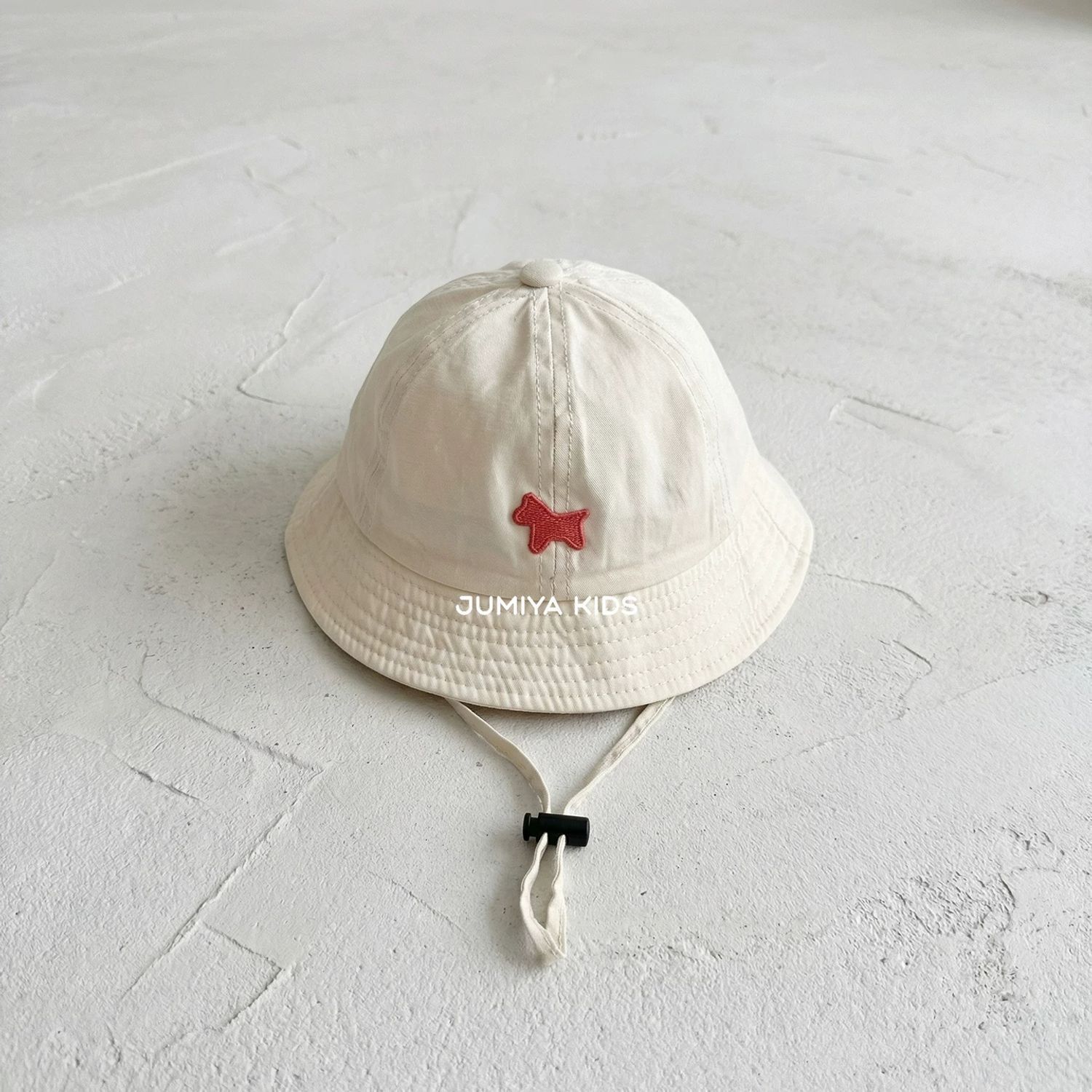 Baby Fisherman Hat With Small Spade Embroidery For Sun Protection photo 3
