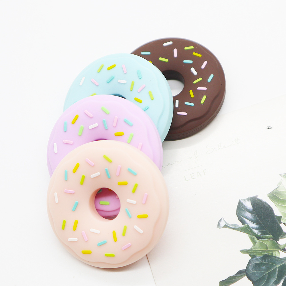 Food-grade Silicone Donut Baby Teether photo 6