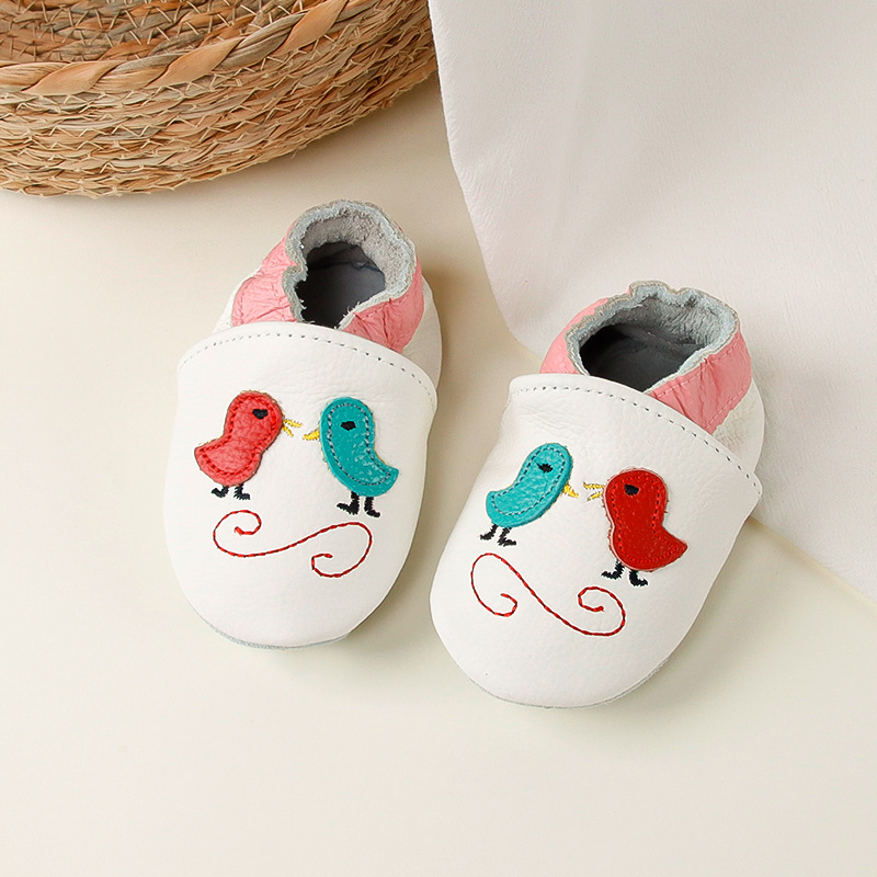 Childrens And Babies Genuine Leather First-walking Shoes photo 6