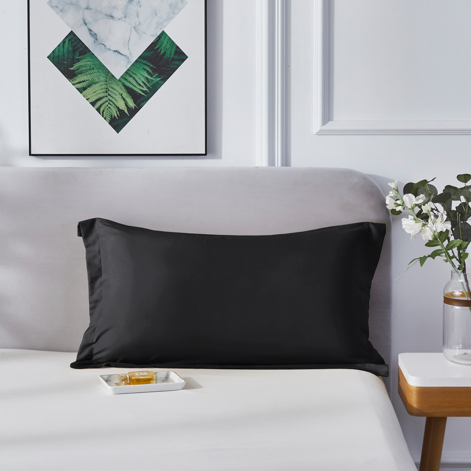 Brushed Fabric Simple And Versatile Skin-friendly Bed Sheet And Pillowcase Set photo 7