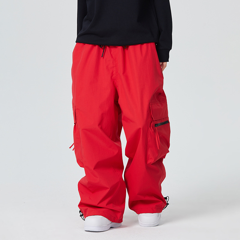 Waterproof Loose-fitting And Abrasion-resistant Mens Snow Pants For Alpine Skiing photo 8