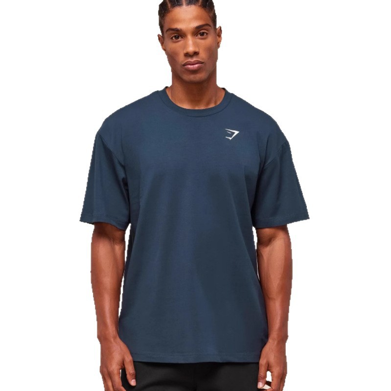 Men's Running Fitness T-Shirt Casual Breathable Loose-Fitting Top photo 3