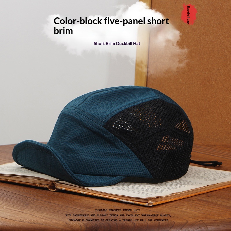 Breathable American-style Short-brim Hat For Men photo 3