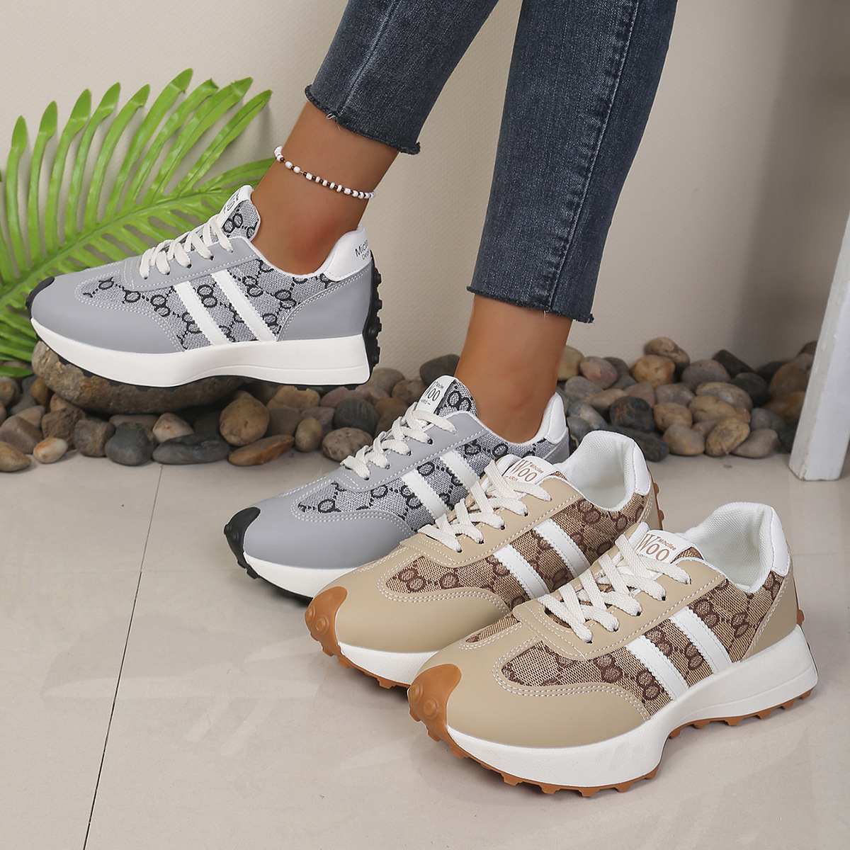 Spring And Summer New Thick Bottom Student Casual Shoes photo 1