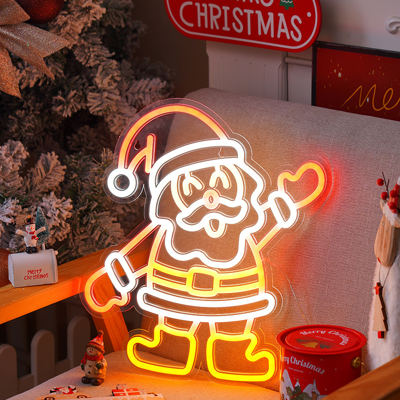 Acrylic Painted Suction-cup Hanging Lamp, LED Christmas Night Light photo 4