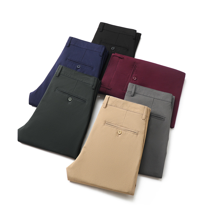 Straight-leg Minimalist Trendy Casual Pants photo 2