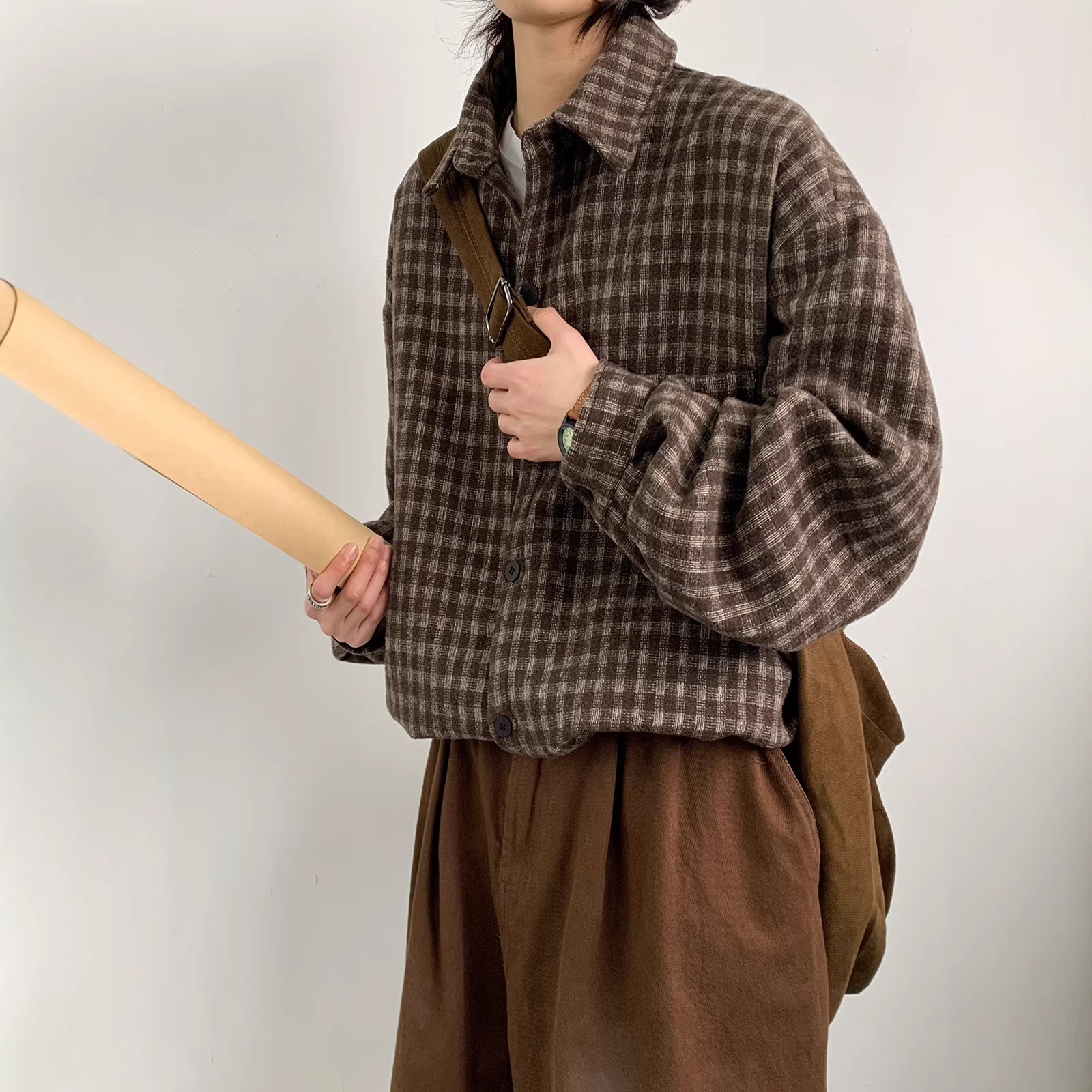 Versatile Retro Loose-Fit Mens Jacket photo 3