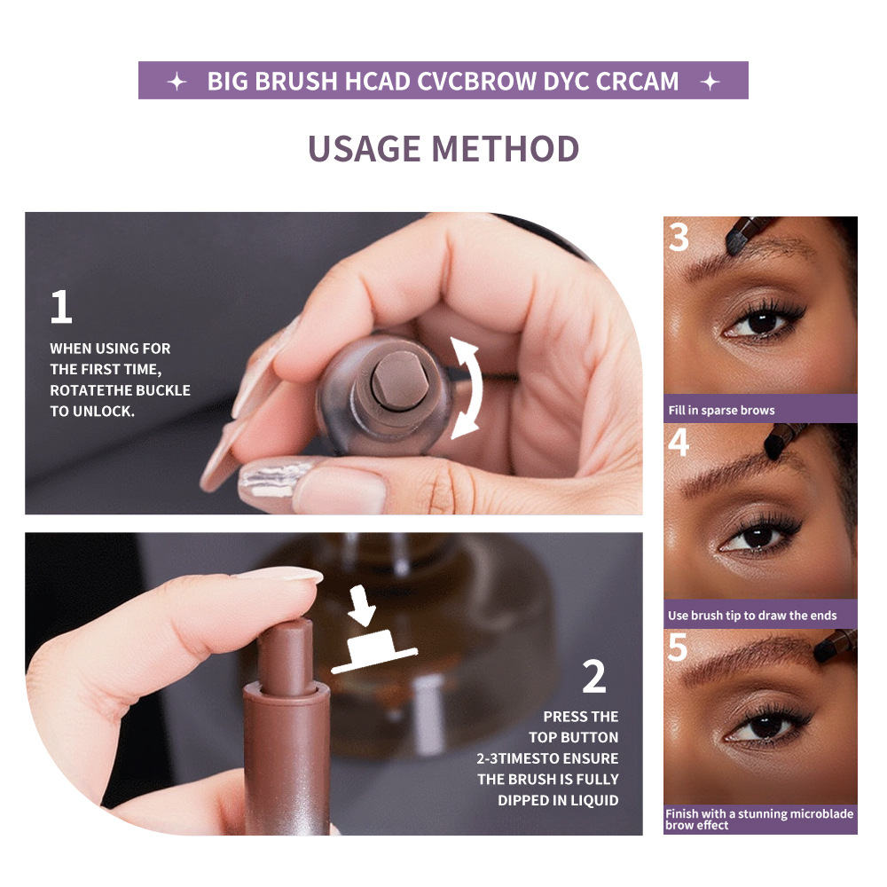 Smudge-proof Eyebrow Gel Eyeshadow And Blush photo 5