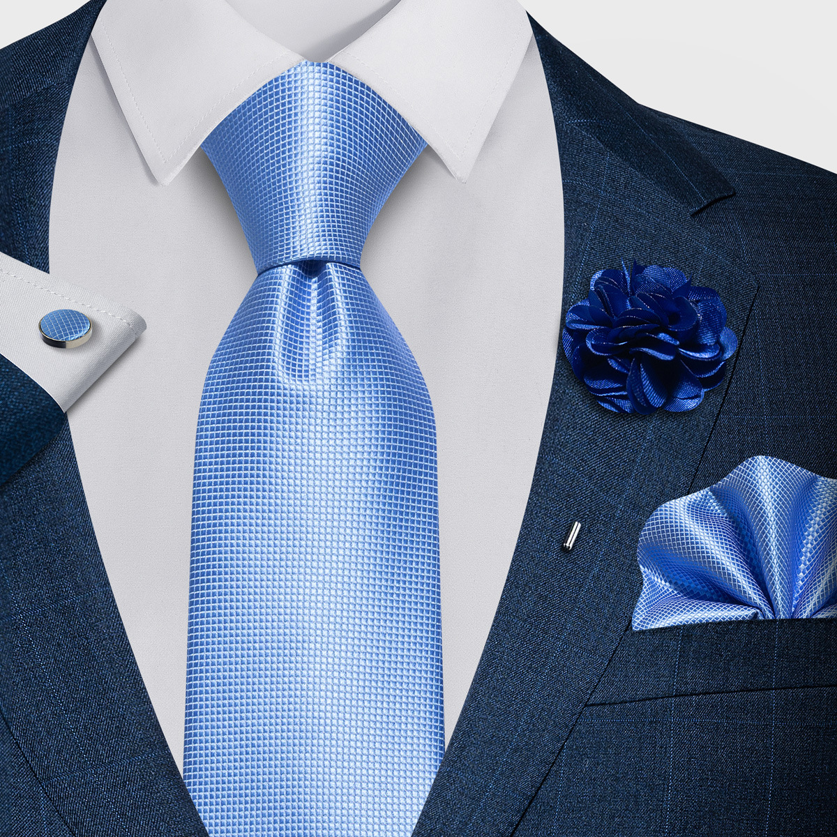 Tencel Jacquard Business Formal Necktie photo 6