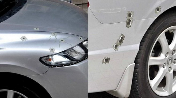 Large-sized Simulated Bullet Hole Car Sticker photo 2