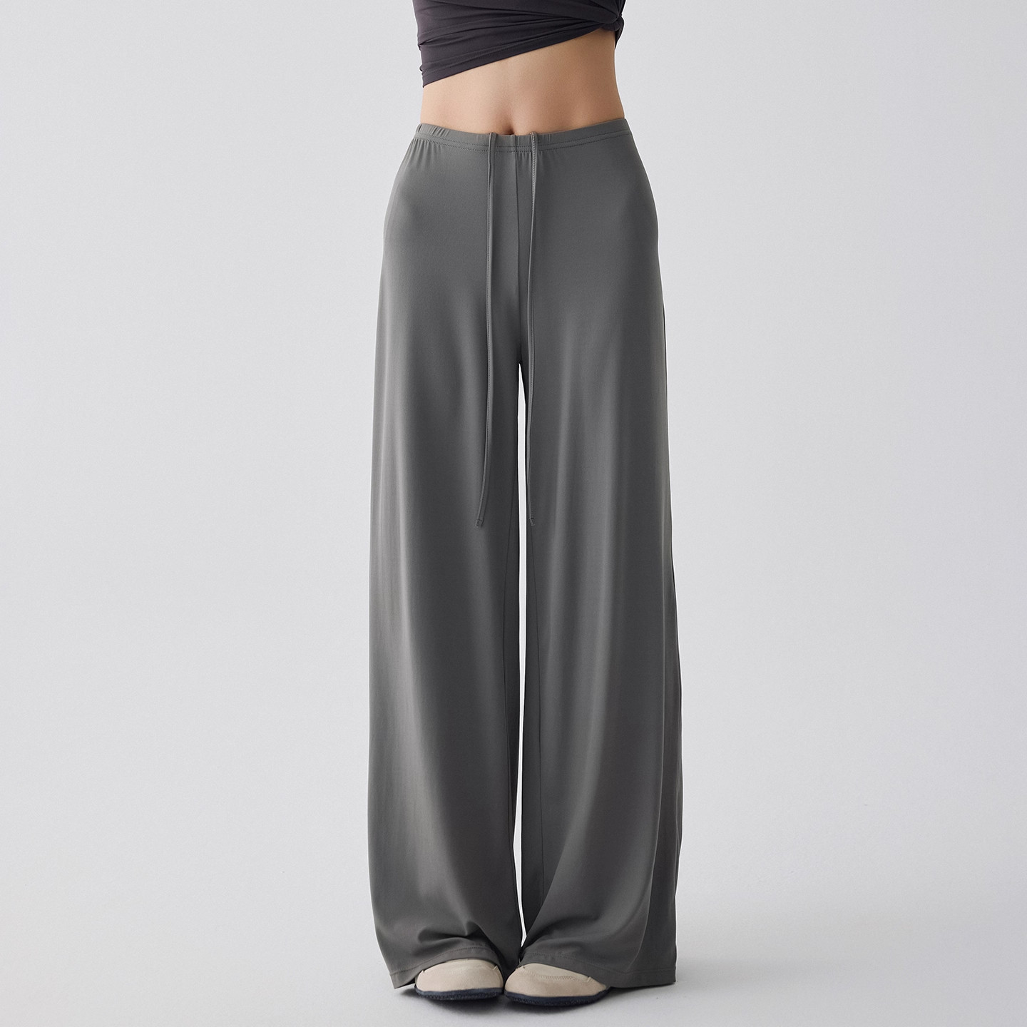 Loose-fitting High-elasticity Yoga Pants Quick-drying Casual Wide-leg Running And Fitness Pants photo 4