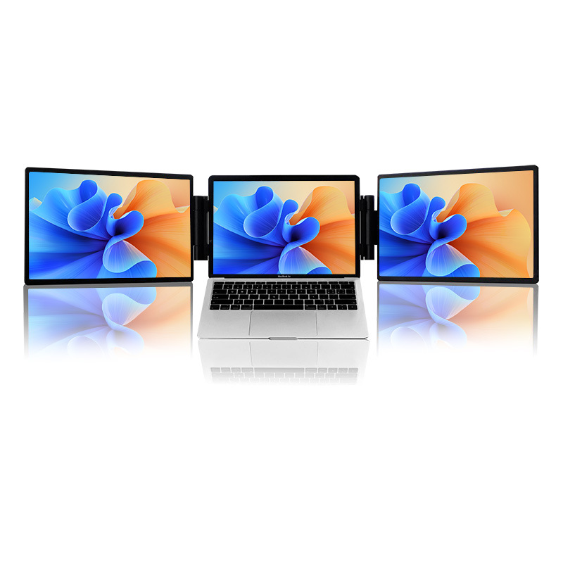 14-inch Dual-Screen Portable Monitor For Laptop External Display Extension photo 3