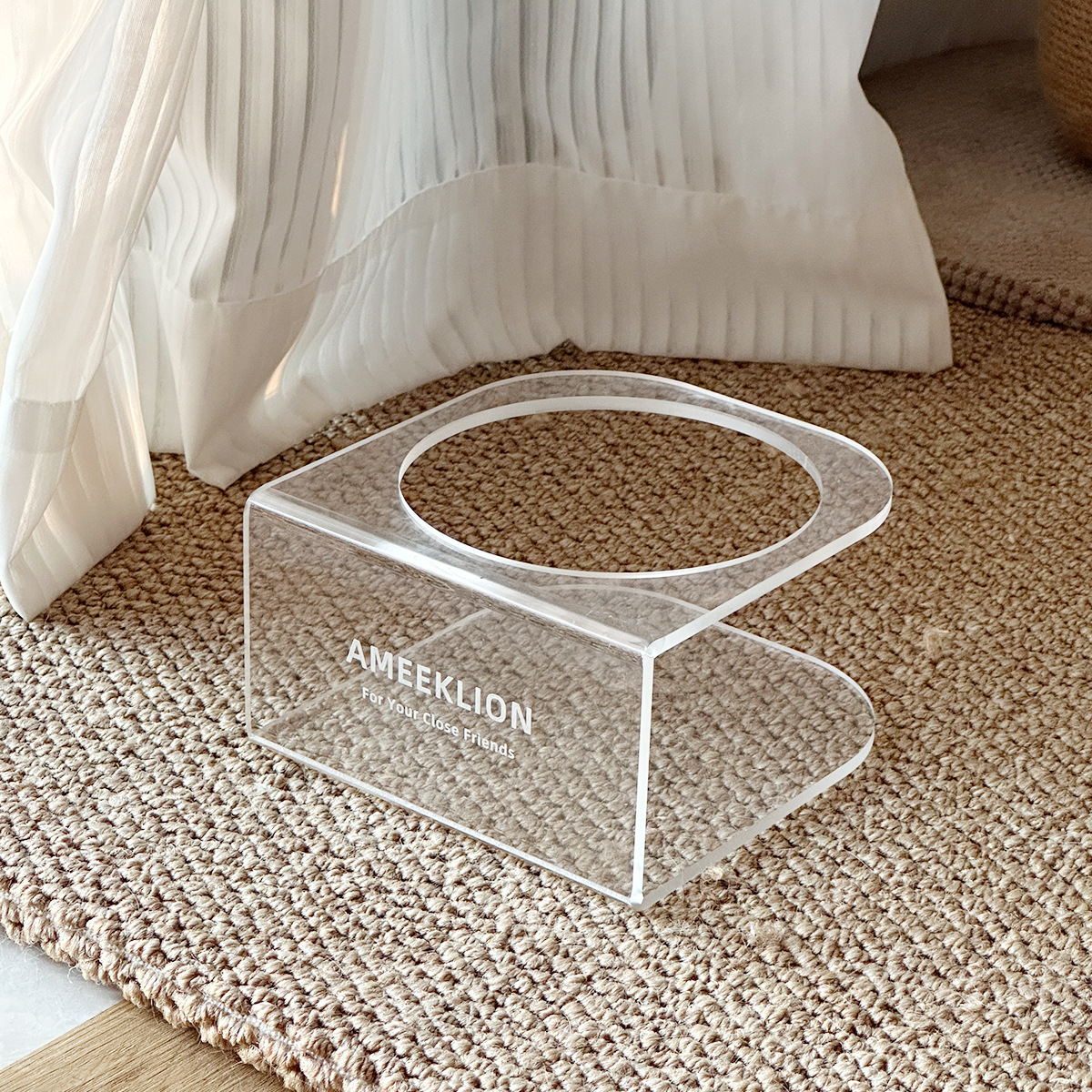 Stainless Steel Cat Bowl With A Raised Acrylic Stand Dog Bowl Large-diameter Pet Water Bowl And Food Bowl photo 5