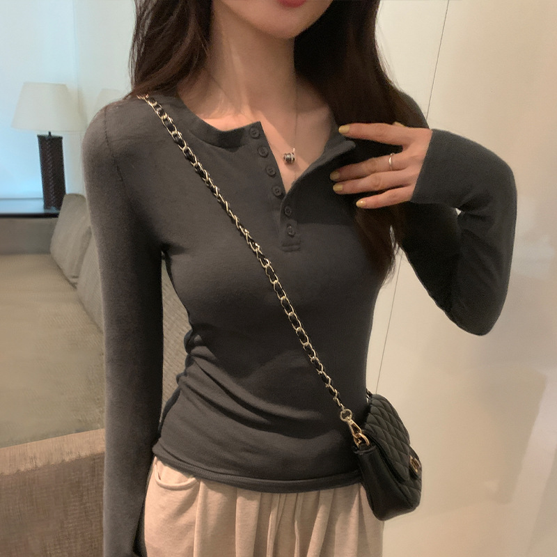 Women's Fashionable Casual Bottoming Shirt photo 7
