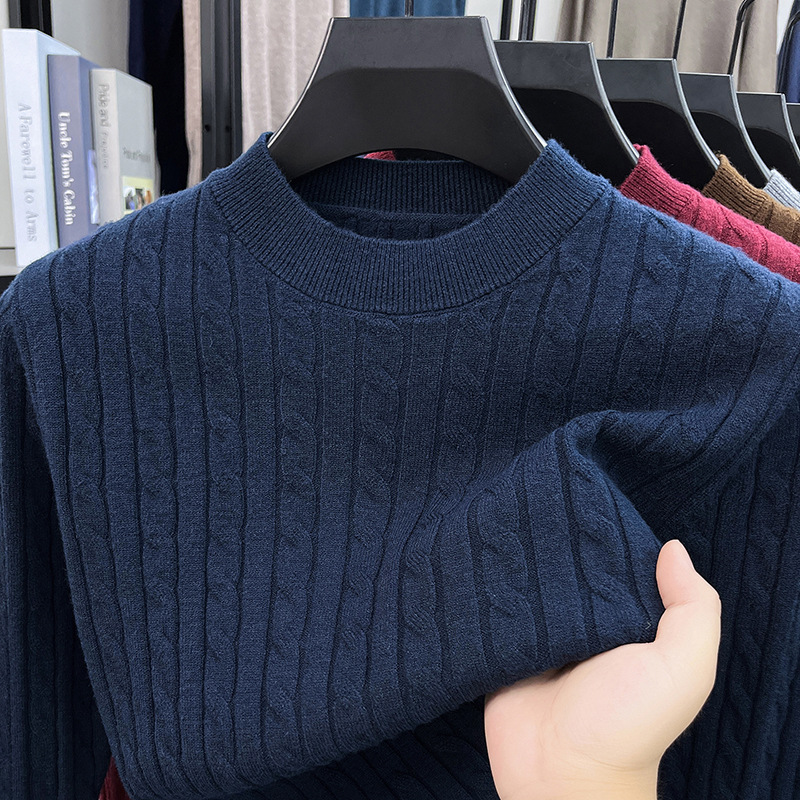 Stylish Casual Versatile And Warm Wool Base Sweater photo 3