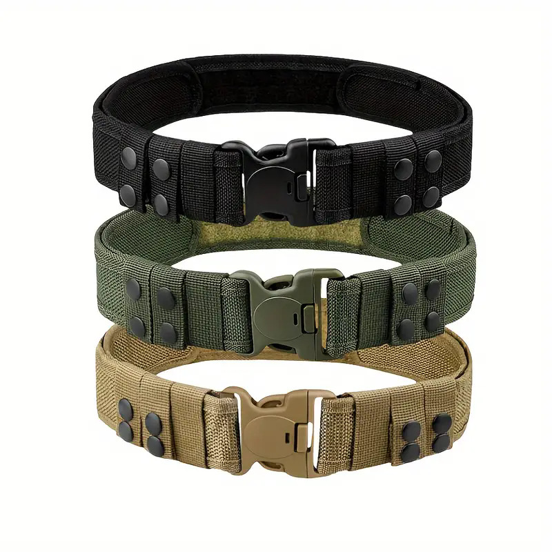 Tactical S-shaped Velcro Outdoor Hiking Belt photo 2