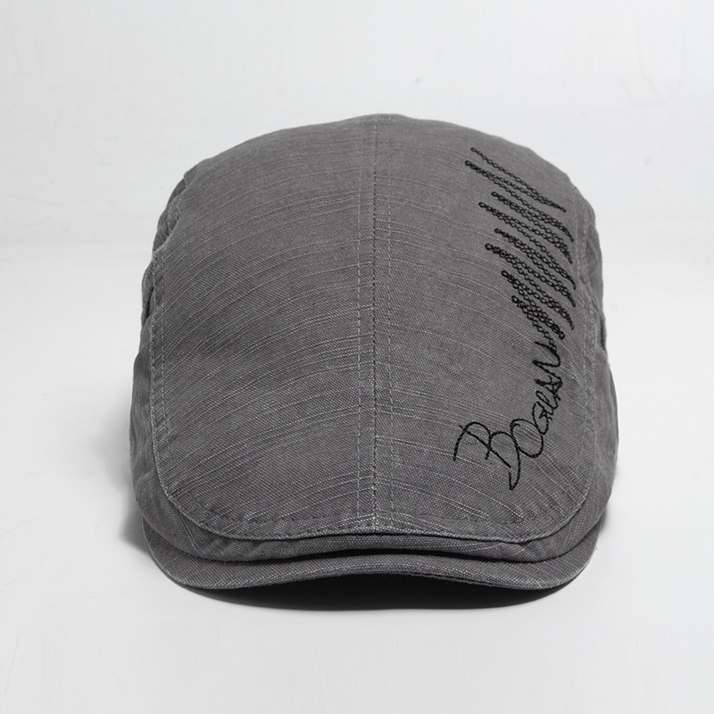 Mens Pure Cotton Embroidered Cap photo 2