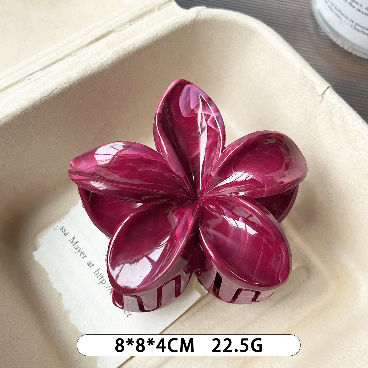 Large Floral Korean-style Hair Clip photo 4