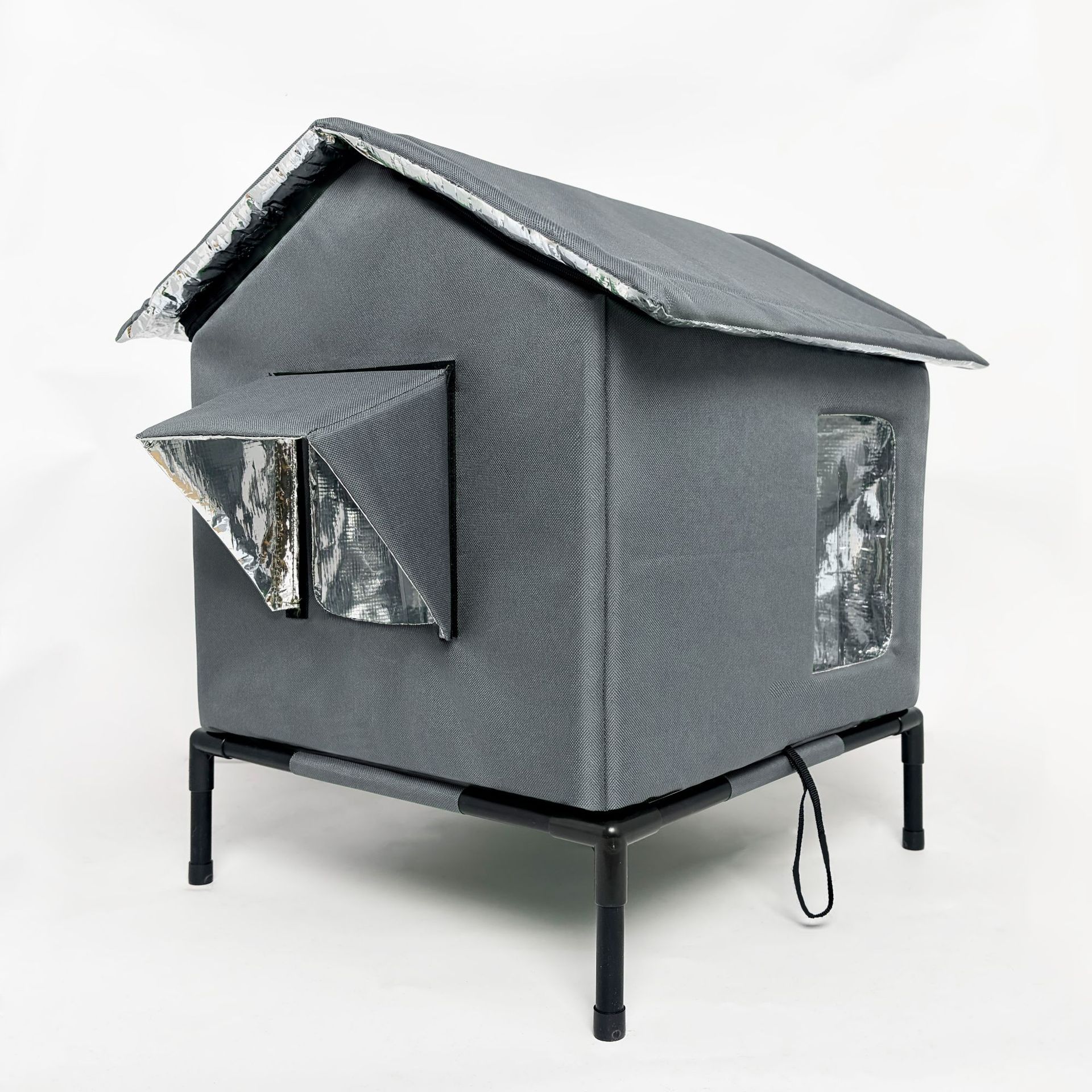 Outdoor Elevated Waterproof Foldable Cat Pet House photo 2