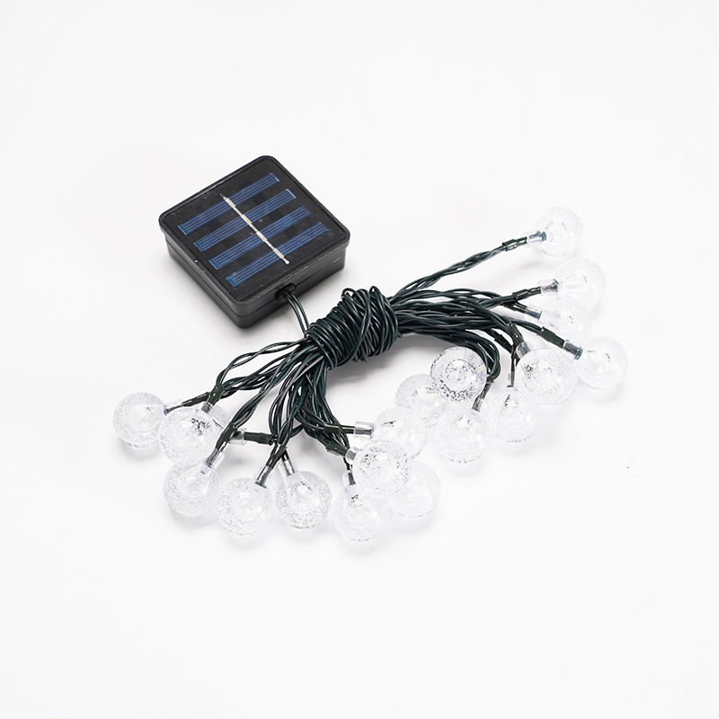 Solar Powered LED String Lights - Waterproof Outdoor Fairy Lights for Garden Patio Balcony Decoration with Twinkling Effect photo 2