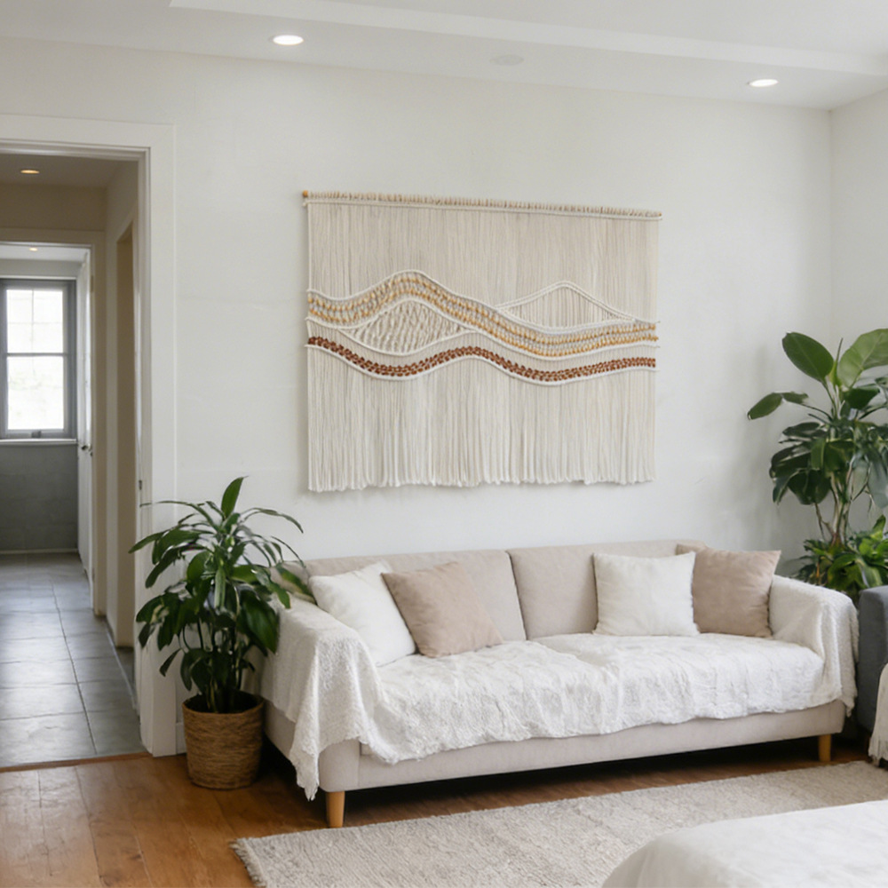 Hand-woven Wall Hanging For Sofa Background Decoration photo 5