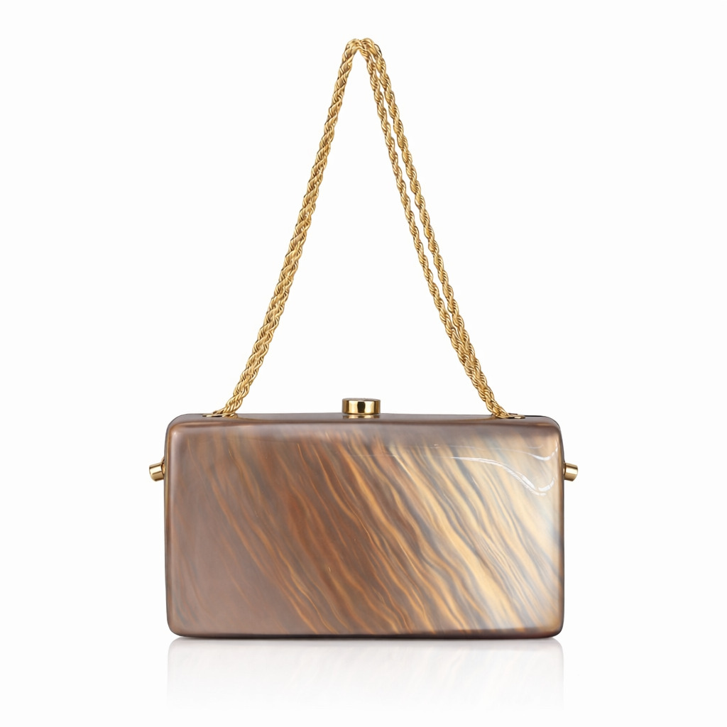 Fashionable Summer Beach Acrylic Crossbody Bag For Women photo 4