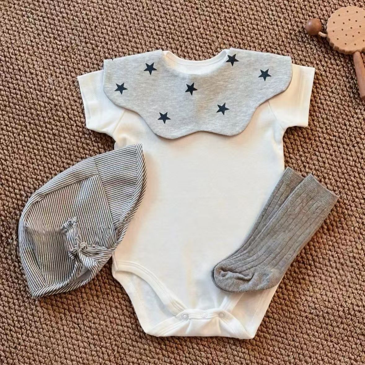 Baby Warm Comfortable Breathable Pure Cotton Triangle Crawling photo 1