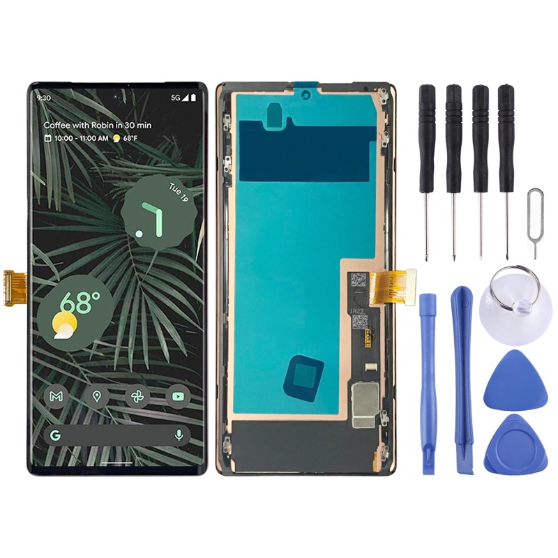 For Google Pixel 6 Pro G8VOU OLED LCD Touch Assembly With Frame photo 1