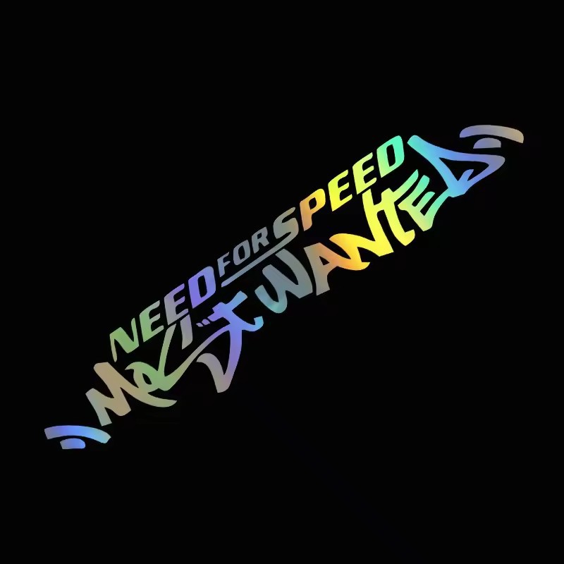 Car Sticker Colorful Laser Effect Speed Design For Car Body And Window Glass Funny Decorative Decal photo 5