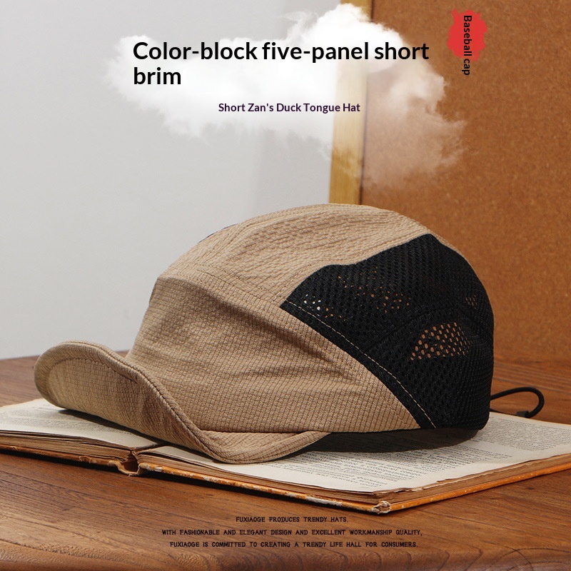Breathable American-style Short-brim Hat For Men photo 6