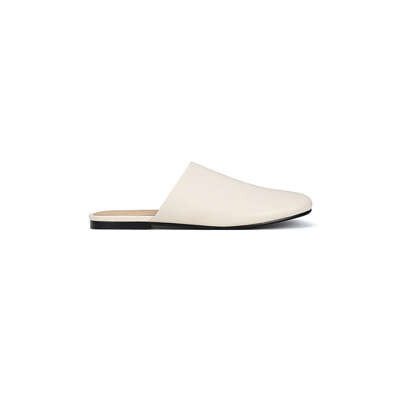 Women's Square-toe Flat-heeled Mule Sandals photo 5
