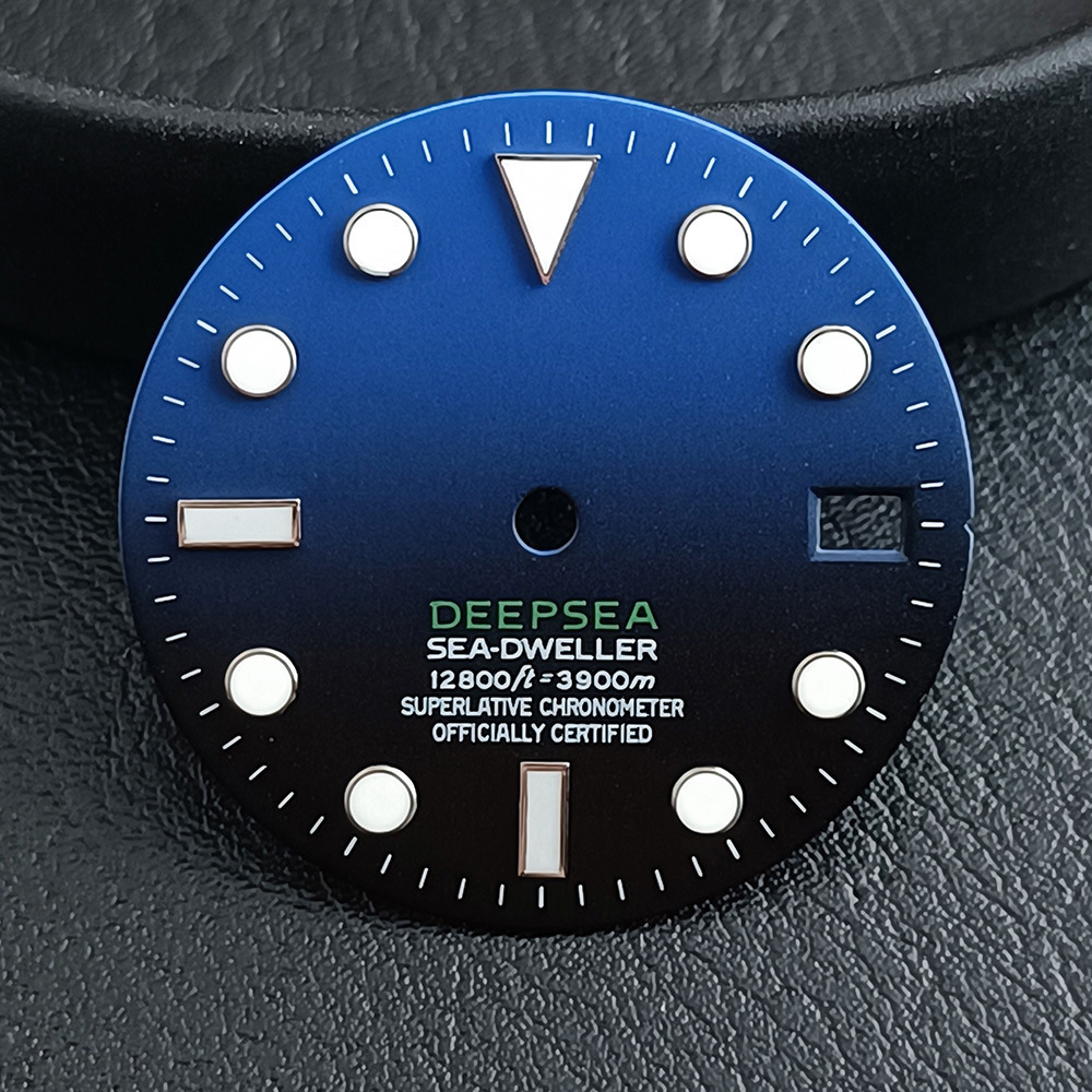 Blue-green Luminous Dial Accessories Suitable For NH35 And NH36 Movements photo 2