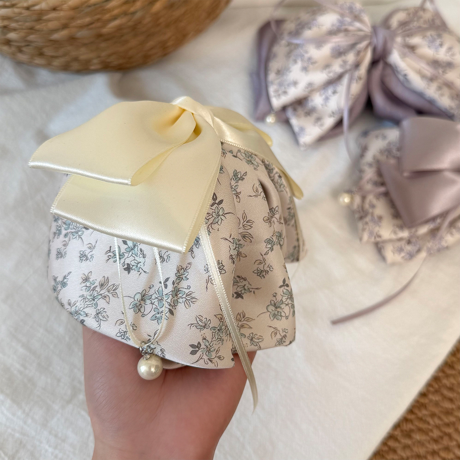 Ribbon Bow Hair Clip Versatile Sweet And Subtly Luxurious For Women photo 2