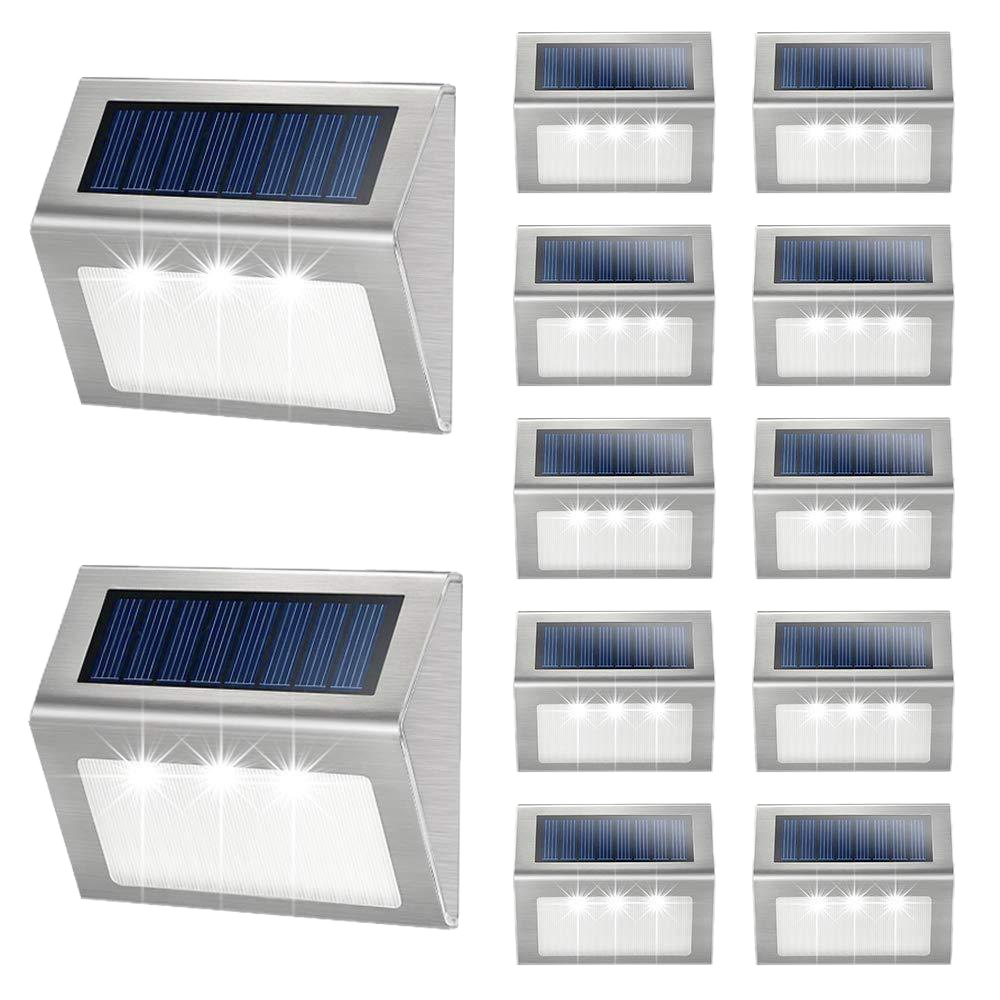 Waterproof Solar Flower Step Light Outdoor Stainless Steel photo 7