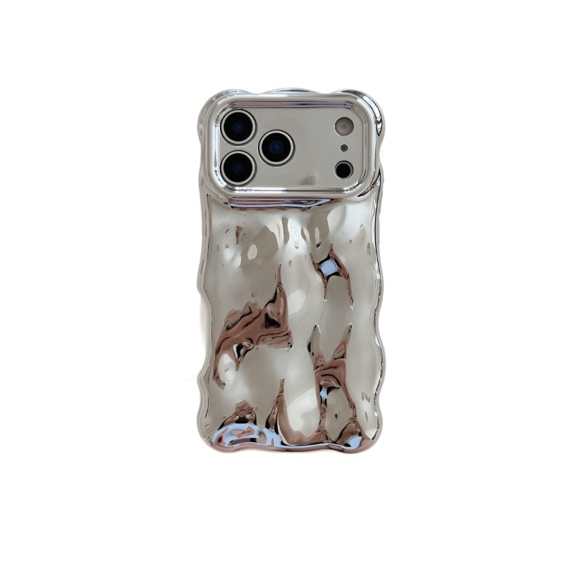 Personalized Electroplated Wave Phone Case photo 6