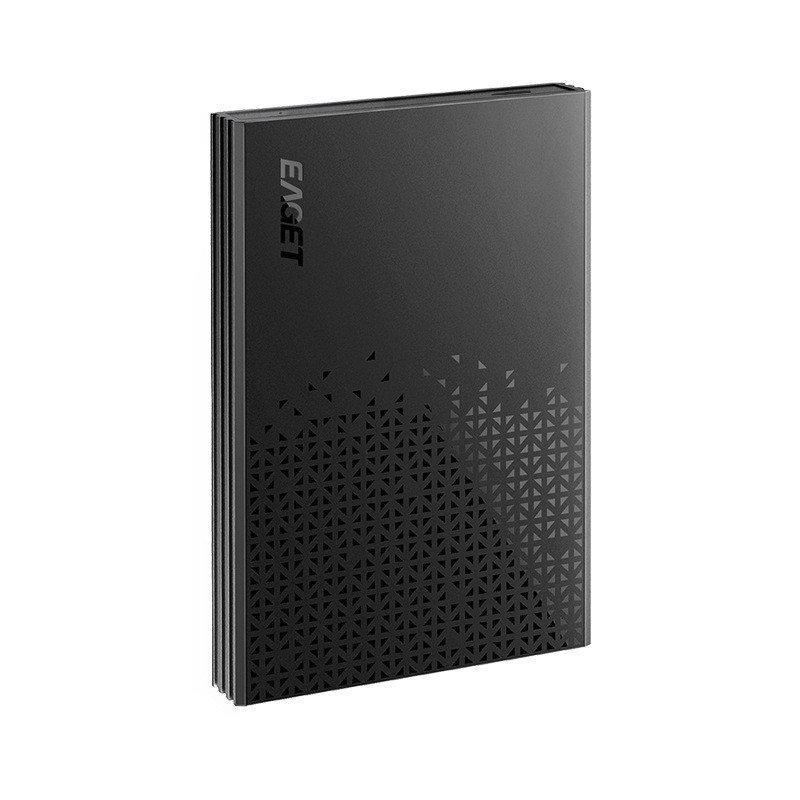 Portable Hard Drive Backup Storage High-speed Shock-resistant Black photo 1