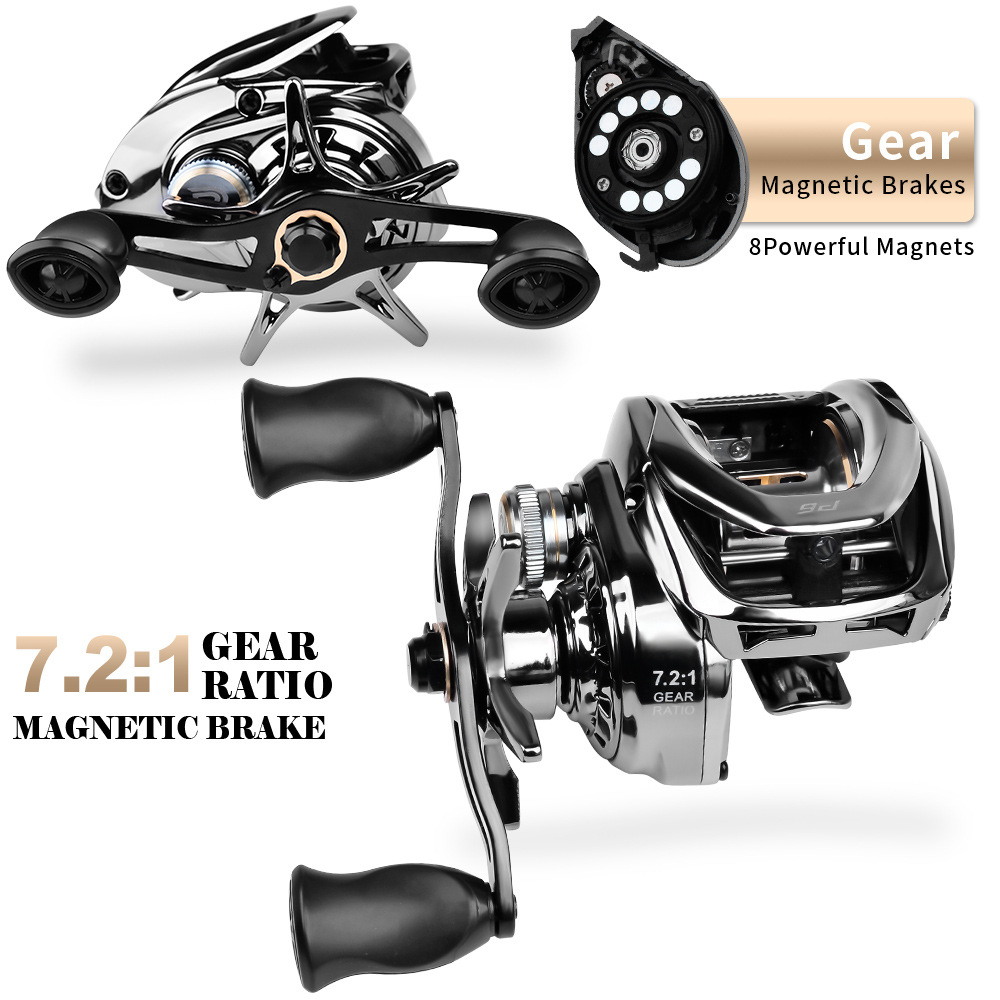 Long-cast Lure Spinning Reel With Drag Adjustment Alarm Electroplated Fishing Reel photo 5