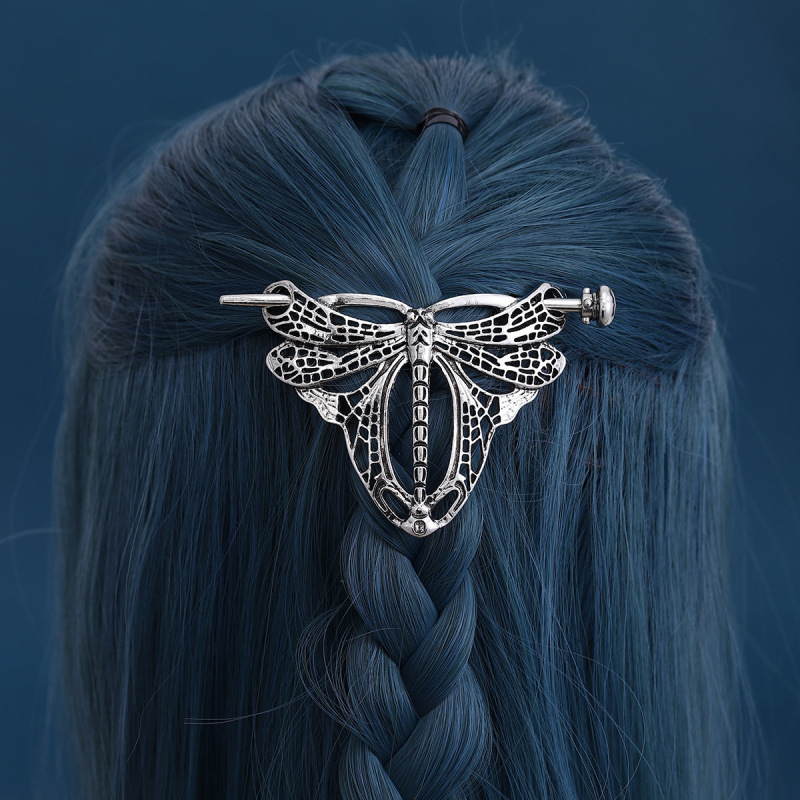 Retro Dragonfly Hairpin Norwegian-style Party Accessory photo 2