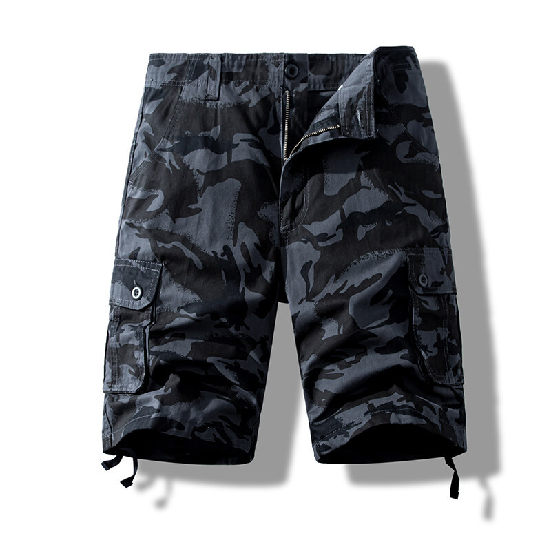 Foreign Trade All-cotton Multi-pocket Work Shorts photo 8
